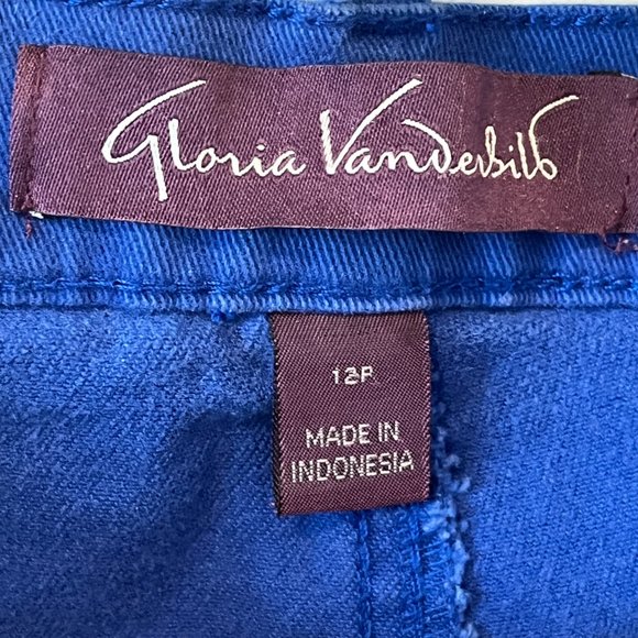 GLORIA VANDERBILT | Women's Amanda Jeans Blue Size 12 P - Picture 11 of 13